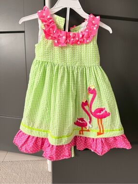 Rare Editions Baby Girls Seersucker Dress w/ Bloomers